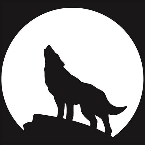 Wolf Howling At The Moon Silhouette Wolf Clip Art Moon Svg Etsy Artofit