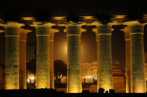 Luxor Temple Complex At Night 6 Luxor And Karnak Pictures Egypt