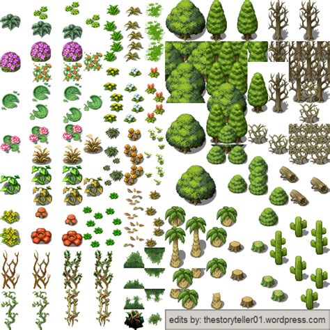 Vx Plants Tileset1png 512×512 Ios Game Pinterest Rpg Maker
