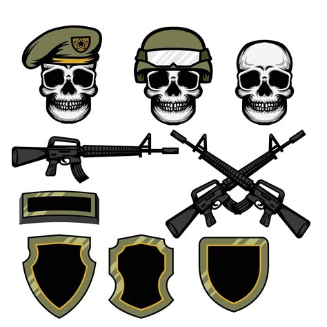 Military Patch Vector At Getdrawings Free Download