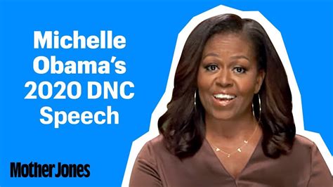 Michelle Obamas Speech At The 2020 Democratic National Convention