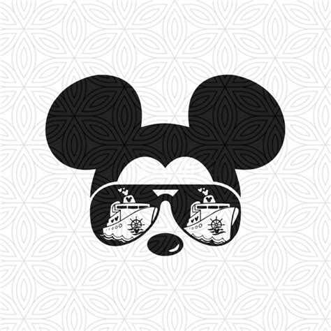 Mickey Mouse Head SVG, Mickey Mouse Silhouette Vector SVG and PNG