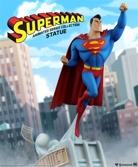 Sideshow Announces Upcoming Superman Animated Series Statues Superman