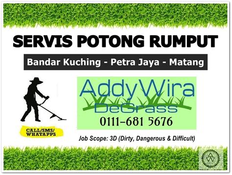 Bab.la is not responsible for their. POTONG RUMPUT KUCHING - ADDYWIRA DEGRASS: SERVIS POTONG ...