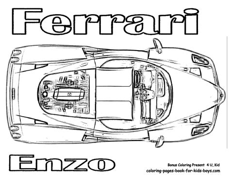 Colorir Desnho De Ferrari