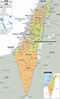 Detailed Political Map of Israel - Ezilon Maps