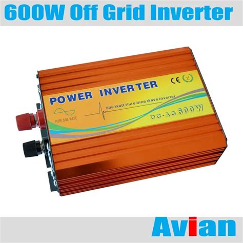 600w Off Grid Inverter 12v24v Dc To 110 120 220 230v Ac Pure Sine Wave