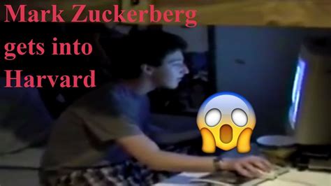 Watch Mark Zuckerberg Getting Accepted Into Harvard Youtube