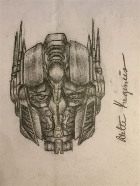 Update More Than 75 Optimus Prime Face Sketch Ineteachers