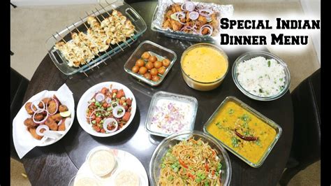 Indian Dinner Menu For Party Indian Dinner Party Menu With Sample