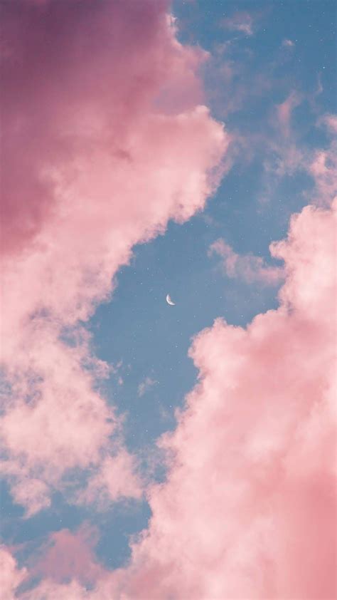 Pink Sky Wallpaper Iphone Android Background Followme Pink