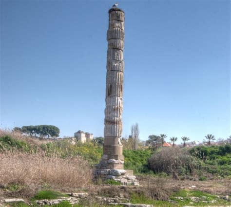 Temple Of Artemis At Ephesus Selcuk Turkey Turkish