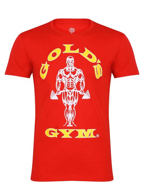 Golds Gym Mens Muscle Joe Print Tshirt Workout Training T Shirt Tee Top