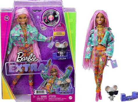 Kaupa Barbie Extra Doll Pink Braids Gxf09 Ódýr Sendingarkostnaður