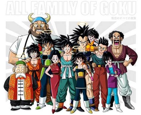 Dragon Ball Z Découvrez Le Portrait De Famille De Son Goku Et De Ses Amis