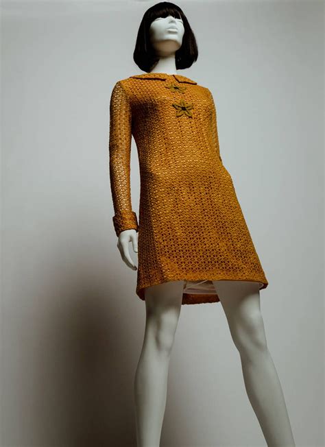 lace dress labelled mary quant s ginger group 1964 uk museum no t 58 2018 given by jenny