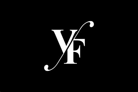 Vf Monogram Logo Design By Vectorseller