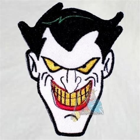 Batman Joker Face Embroidered Patch Animated Series Robin Jack