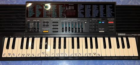 Yamaha Pss 380 80s Black Reverb