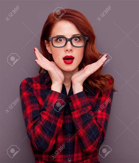 Redhead With Glasses