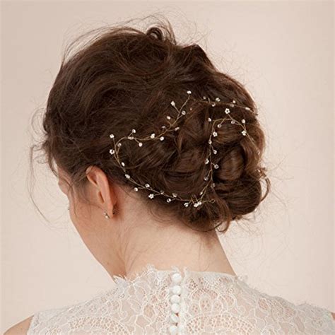 Venusvi Wedding Headbands For Bride Bridal Headpiece With Bead Hair
