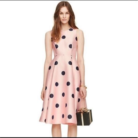 Kate Spade Dresses Kate Spade Spotlight Polka Dot Pink Dress 6 Nwot