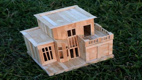 Popsicle Stick House Blueprints Free 25 Diy Patterns And Designs To