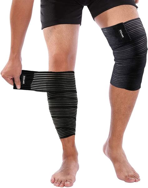 Ontyzz Long Elastic Knee Wrap Compression Bandage Brace Support For
