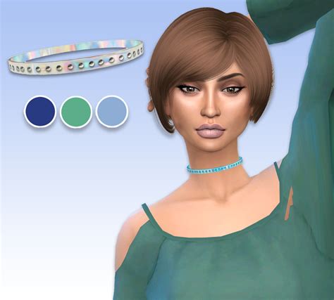 Sims 4 Ccs The Best Ts3 Chokers Converted By Arthurlumierecc