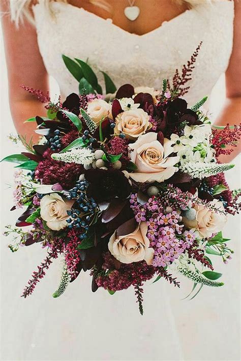 40 Burgundy Wedding Bouquets For Fall Winter Wedding Page 2 Of 8