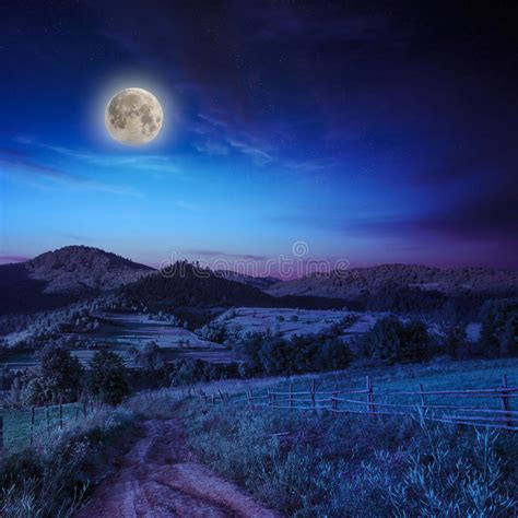 1674 Moon Over Mountain Forest Photos Free And Royalty Free Stock