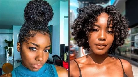 Well, that long gone are the days when women could only wear bulky hair, voluminous wigs, which, according to some information, sometimes mice were got !!! QUICK & EASY Natural Hairstyles For Black Women 💖| Natural ...