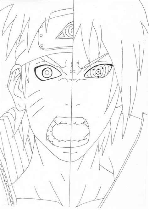 Naruto Coloring Pages Coloring Page Base