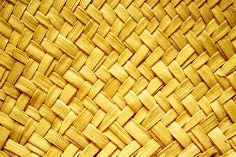 Yellow Woven Straw Texture Picture Free Photograph Photos Public Domain