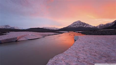Download Sunset Alsek River British Columbia Canada