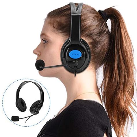 Ciciglow Wired Gaming Chat Headset With Noise Cancellation Microphone 3 5mm Abs Lightweight