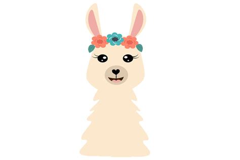 Cute Llama SVG Cut Files PNG Llamas Cli Graphic By Lillyrosy