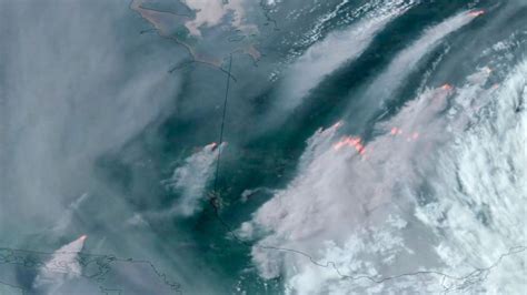Millions On East Coast Breathe Hazardous Smoke Streaming South From