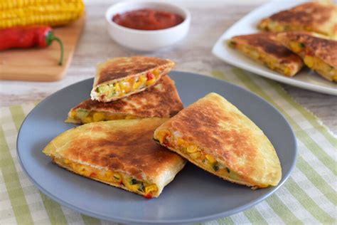 Zucchini And Corn Quesadillas Easy Simple And Delicious Cooking