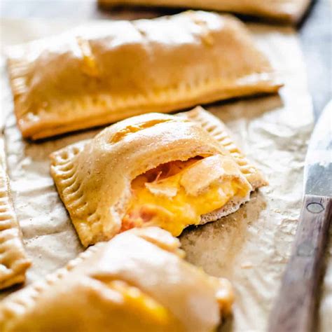 Homemade Ham And Cheese Hot Pockets The Frozen Biscuit