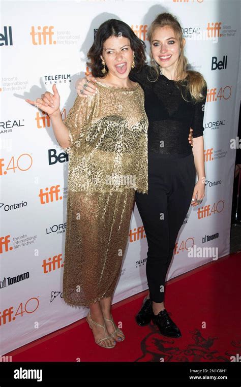 Alia Shawkat Left And Imogen Poots Attend The Green Room Premiere On Day Of The Toronto