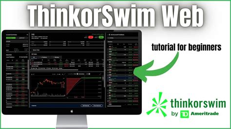 Thinkorswim Web Tutorial For Beginners Tos Web Youtube