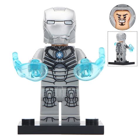 Custom Lego Minifigure Iron Man Mark 2 Comics Superhero