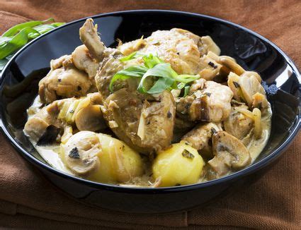 So first you cook the chicken mixture, and then for the last hour you cook the biscuits. Slow Cooker Chicken and Gravy Dinner Recipe
