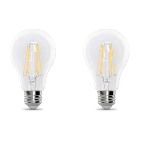 Feit Electric 60 Watt Equivalent A19 Dimmable Cec 90 Cri Indoor Clear