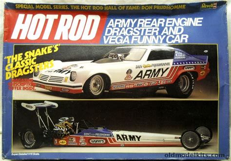 Revell 116 Don Prudhomme The Snake Army Rear Engine Dragster And Vega