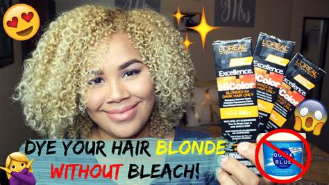 How To Dye Your Hair Blonde Without Bleach Naturally