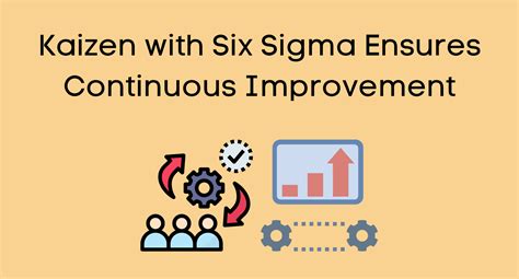 Kaizen With Six Sigma Ensures Continuous Improvement