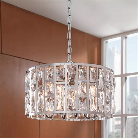 Home Decorators Collection Kristella 4 Light Chrome Chandelier With