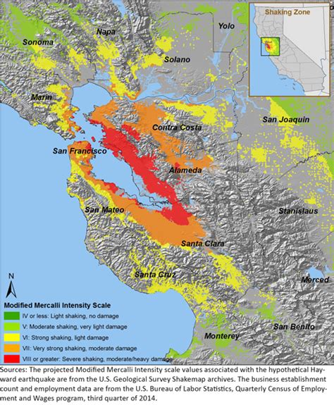 No damages or injuries have been reported. Labor market risks of a magnitude-6.8 Hayward Fault earthquake in the San Francisco Bay Area: an ...